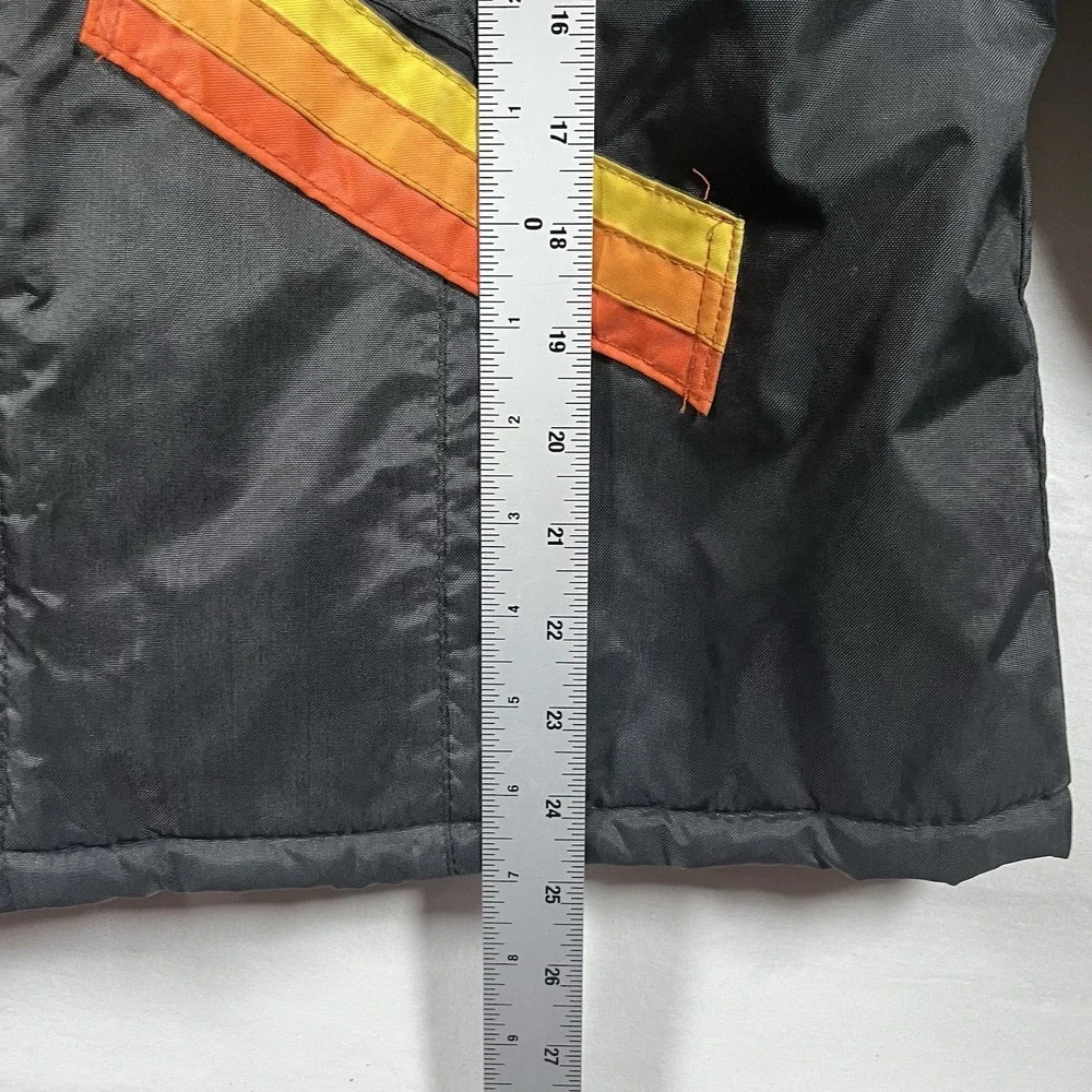 VTG BOMBARDIER, MODE INC SNOMOBILE MADE IN USA QUILTED SKI JACKET SIZE  16R - Picture 11 of 14